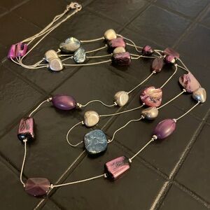 Vintage Estate Nugget stone necklace